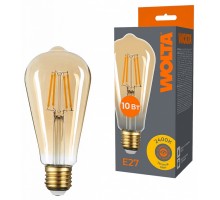 Лампа светодиодная Wolta  E27 10Вт 2400K WF-ST64-10W2.4KE27