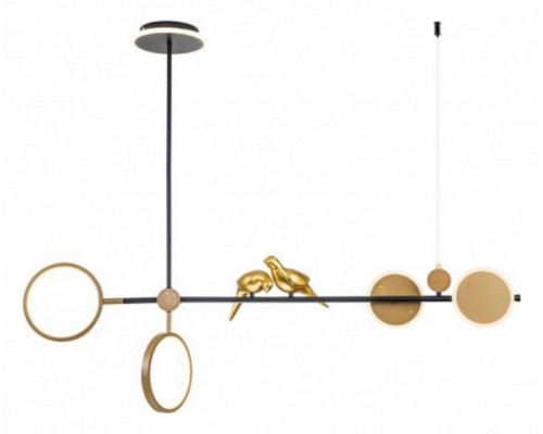Люстра на штанге Arte Lamp Toliman A2613SP-4BK Люстра на штанге Arte Lamp Toliman A2613SP-4BK