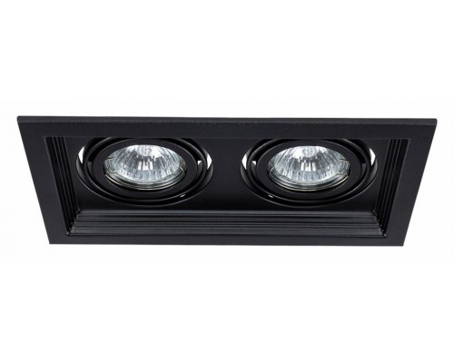 Встраиваемый светильник Arte Lamp Canis A6661PL-2BK Встраиваемый светильник Arte Lamp Canis A6661PL-2BK