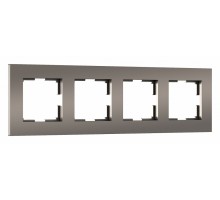 Рамка на 4 поста Werkel Slab (бронза софт) W0042963