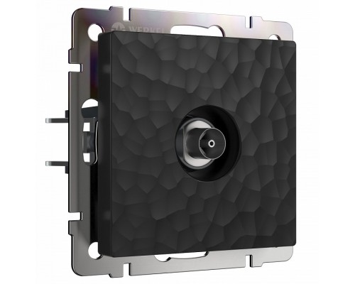 ТВ-розетка оконечная без рамки Werkel Hammer W1283008 (черный) ТВ-розетка оконечная без рамки Werkel Hammer W1283008 (черный)
