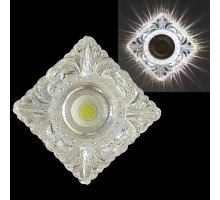 Встраиваемый светильник  42043-9.0-001PL MR16+LED3W CL
