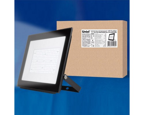 Настенный прожектор Uniel ULF-F20 ULF-F20-200W/4000K IP65 195-250В BLACK Настенный прожектор Uniel ULF-F20 ULF-F20-200W/4000K IP65 195-250В BLACK