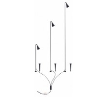 Наземный низкий светильник Arte Lamp MULIPHEIN A1084PA-3BK