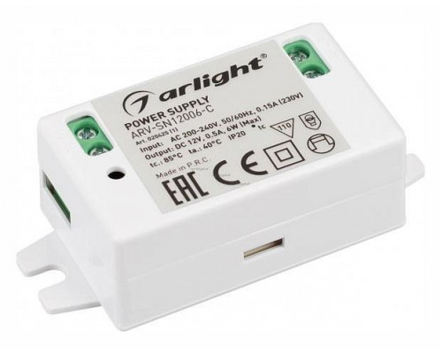 Блок питания Arlight ARV-SN12006-C 020425(1) Блок питания Arlight ARV-SN12006-C 020425(1)