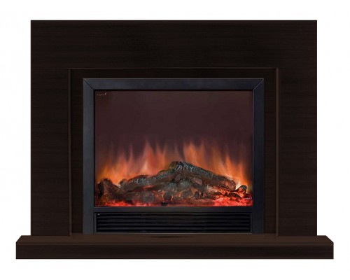 Комплект из электрокамина напольного и портала (133x40x106.2 см) Астория Delux Sharm 33 BL АС000001