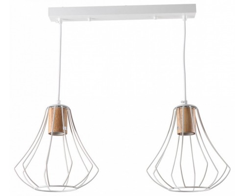 Подвесной светильник Imex MD.9052 MD.9052-2-P-WH+WOOD
