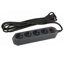 Удлинитель с выключателем Эра  USF-M-4es-1.5m-B