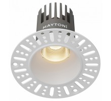 Встраиваемый светильник Maytoni Technical  DL124-10W-3K-TRS-W