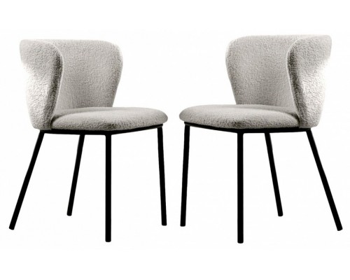 Стул Whirl (комплект 2 шт) серый,черный