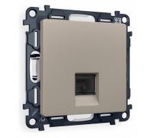 Розетка телефонная RJ-11 со штрокой, без рамки Ambrella Volt Quant MA372030