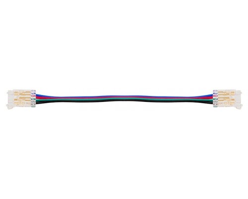 Соединитель с проводом универсальный Wolta  WLS-4PIN-RGB-10MM-2