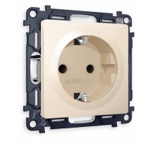 Розетка с заземлением, без рамки Ambrella Volt Quant MA326010