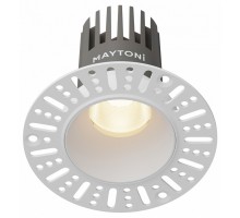 Встраиваемый светильник Maytoni Technical  DL119-10W-3K-TRS-W