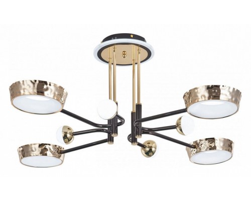 Потолочная люстра Arte Milano Ferrara-73210 273210/8 BK/GD