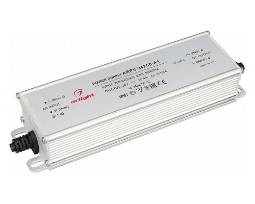 Блок питания с проводом Arlight ARPV 031514 Блок питания с проводом Arlight ARPV 031514