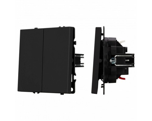 Выключатель проходной двухклавишный без рамки Arlight SWT 054255