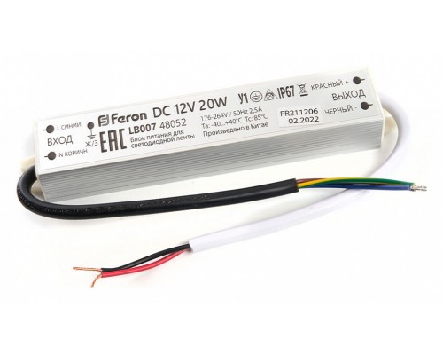 Блок питания Feron lb007 48052 Блок питания Feron lb007 48052