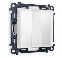 Выключатель трехклавишный без рамки Ambrella Volt Quant MA125010