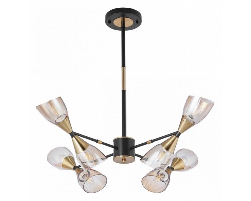 Люстра на штанге Arte Milano Neapolis-76708 276708/8 BK/GD