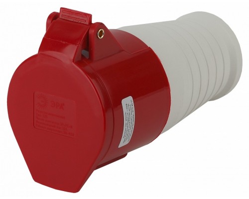 Розетка с заземлением Эра  R-32-3P-PE-N-IP44