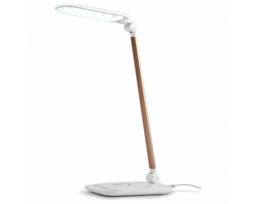Настольная лампа офисная Эра NLED-460 NLED-460-14W-W-G Настольная лампа офисная Эра NLED-460 NLED-460-14W-W-G