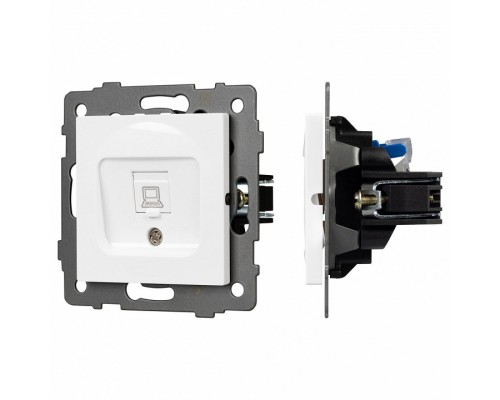Розетка Ethernet RJ-45 и со шторками, без рамки Arlight SCT 049842
