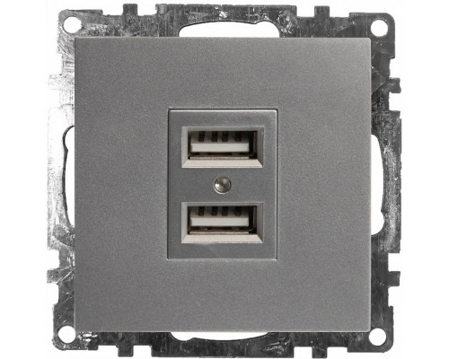 Розетка USB, без рамки Stekker Катрин 39588 Розетка USB, без рамки Stekker Катрин 39588