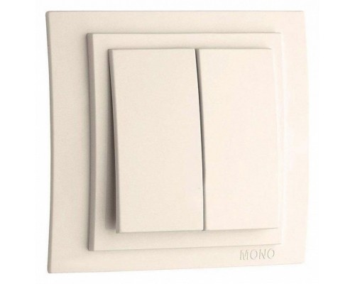 Выключатель одноклавишный Mono Electric Larissa 103-010125-100 Выключатель одноклавишный Mono Electric Larissa 103-010125-100