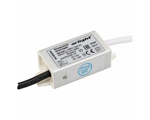 Блок питания Arlight ARPV-12012-D (12V, 1.0A, 12W) Блок питания Arlight ARPV-12012-D (12V, 1.0A, 12W)