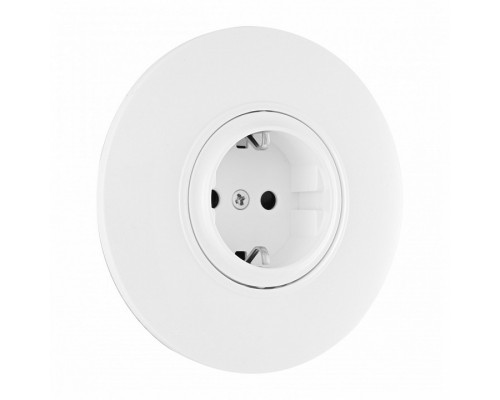 Розетка с заземлением и со шторкой Arte Milano SET08-1 SET08-1-40-1 white