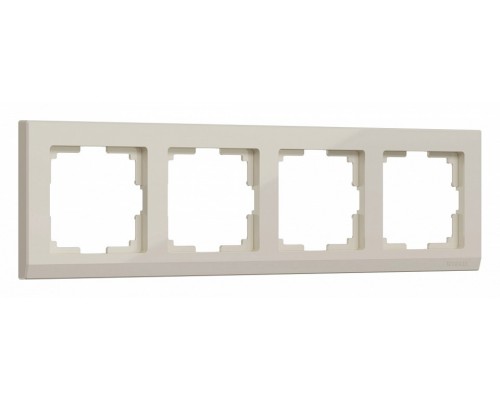 Рамка на 4 поста Werkel Stark (слоновая кость) W0041803 Рамка на 4 поста Werkel Stark (слоновая кость) W0041803