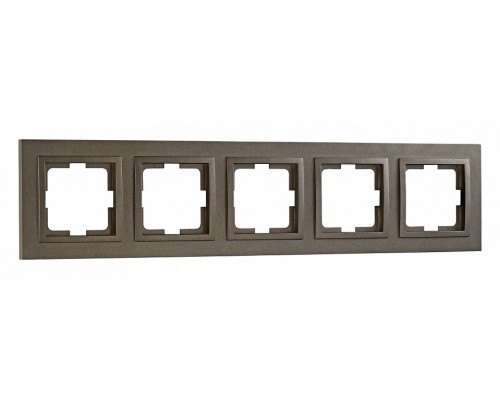 Рамка на 5 постов Mono Electric Style Aluminium 107-810000-164 Рамка на 5 постов Mono Electric Style Aluminium 107-810000-164