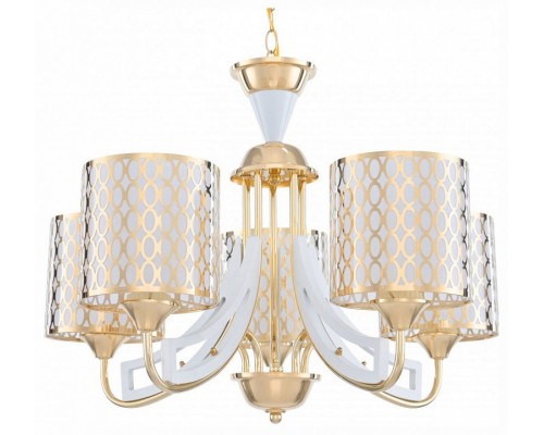 Подвесная люстра Arte Milano Florentia-3387 303387/5 Wh/Gd Подвесная люстра Arte Milano Florentia-3387 303387/5 Wh/Gd