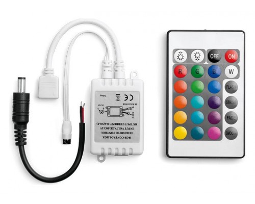 Контроллер-регулятор цвета RGB с пультом ДУ Wolta  WLC-CP/03