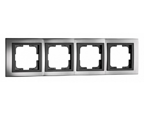 Рамка на 4 поста Mono Electric Chrome 106-420000-163 Рамка на 4 поста Mono Electric Chrome 106-420000-163