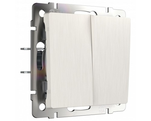Выключатель проходной двухклавишный без рамки Werkel W112 3 W1122013 Выключатель проходной двухклавишный без рамки Werkel W112 3 W1122013