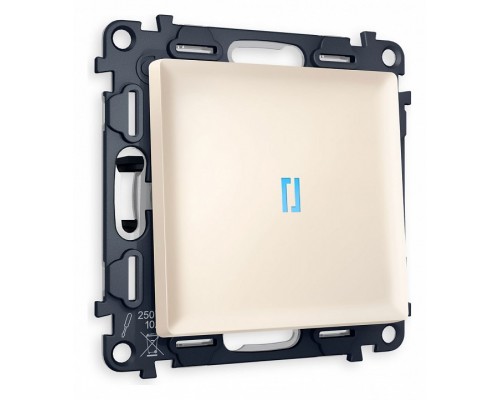 Выключатель проходной одноклавишный с подсветкой Ambrella Volt Quant MA322040