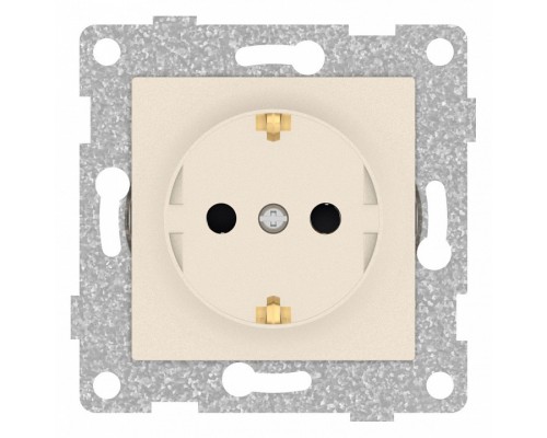 Розетка с заземлением и со шторкой, без рамки Gusi Electric UGRA С11Р4-003