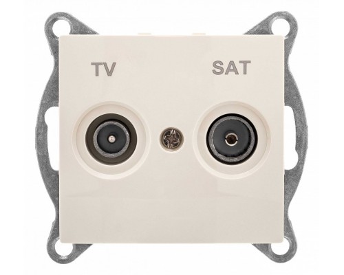 ТВ-розетка и SAT-розетка оконечная без рамки Gusi Electric BRAVO С10TS1-003 ТВ-розетка и SAT-розетка оконечная без рамки Gusi Electric BRAVO С10TS1-003
