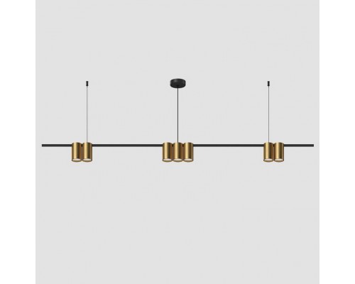 Подвесной светильник Denkirs Orbit DK4063-BK+SG Подвесной светильник Denkirs Orbit DK4063-BK+SG