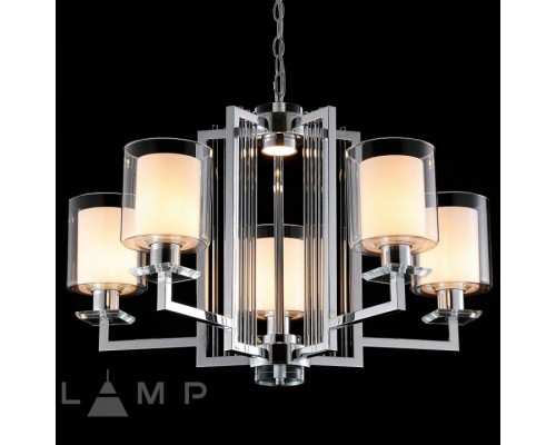 Подвесная люстра iLamp King RM6201-5 CR+CL Подвесная люстра iLamp King RM6201-5 CR+CL