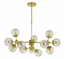 Люстра на штанге LUMINA DECO Zodiak LDP 160-12 GD