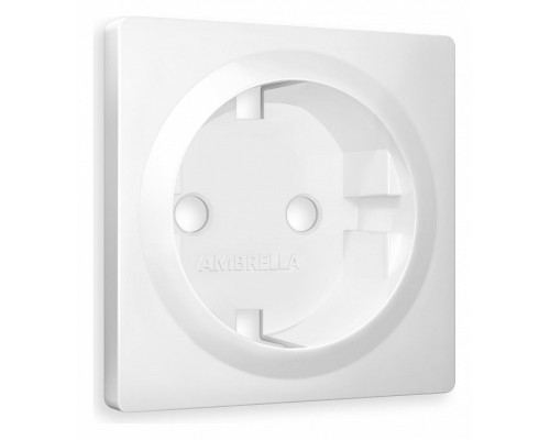 Накладка для розетки с заземлением Ambrella Volt Quant AP1260 Накладка для розетки с заземлением Ambrella Volt Quant AP1260