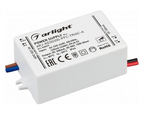 Блок питания с проводом Arlight ARJ 028279 Блок питания с проводом Arlight ARJ 028279