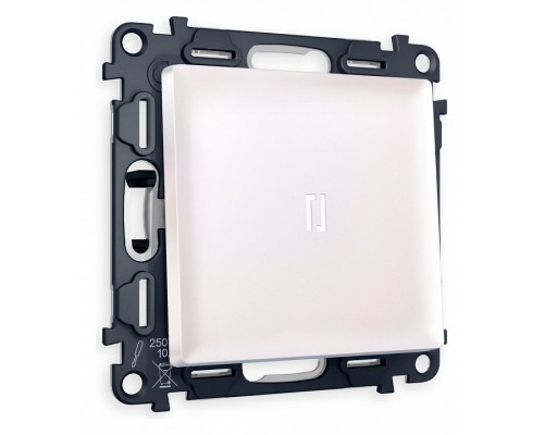 Выключатель одноклавишный с подсветкой без рамки Ambrella Volt Quant MA202015