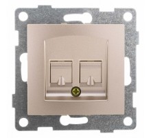 Розетка Ethernet RJ-45 без рамки Gusi Electric BRAVO С10К1-027