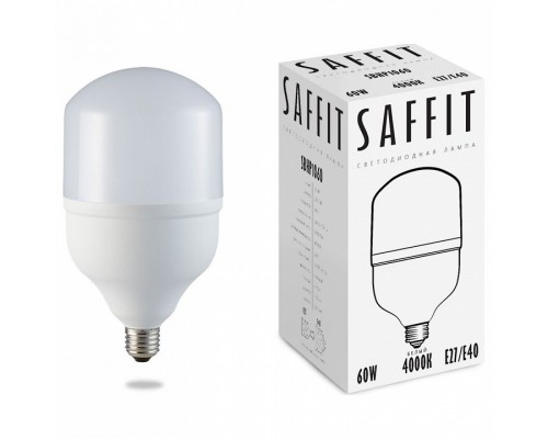 Лампа светодиодная Feron Saffit SBHP1060 E27-E40 60Вт 4000K 55096 Лампа светодиодная Feron Saffit SBHP1060 E27-E40 60Вт 4000K 55096