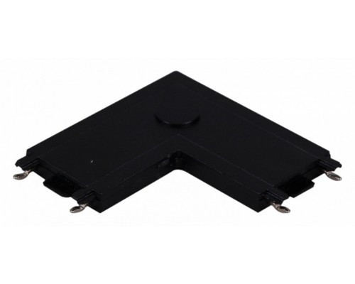 Соединитель угловой L-образный для треков накладных RL 06102 corner connector BK Соединитель угловой L-образный для треков накладных RL 06102 corner connector BK