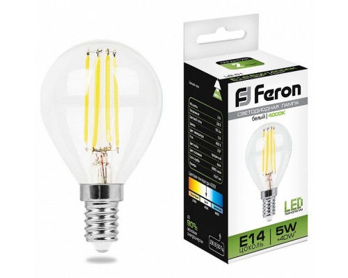 Лампа светодиодная Feron Saffit LB-61 E14 5Вт 4000K 25579 Лампа светодиодная Feron Saffit LB-61 E14 5Вт 4000K 25579